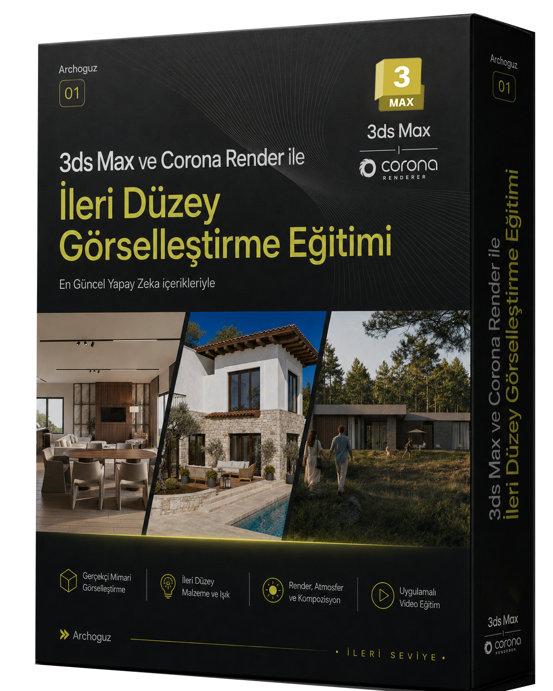 3ds Max ve Corona Render ile İleri Düzey Görselleştirme Eğitimi kapağı