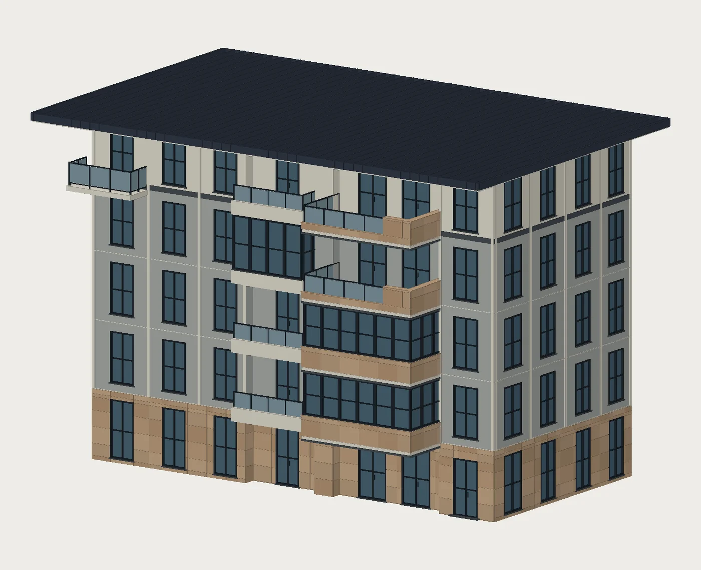 Astra'nın fotoğraftan oluşturduğu apartman modeli